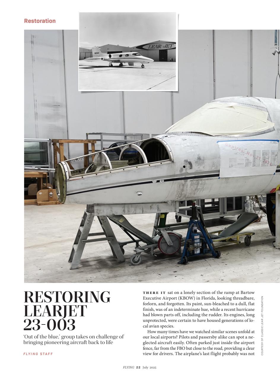 FLYING Magazine Preview Pages