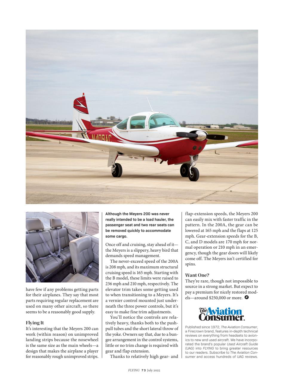 FLYING Magazine Preview Pages