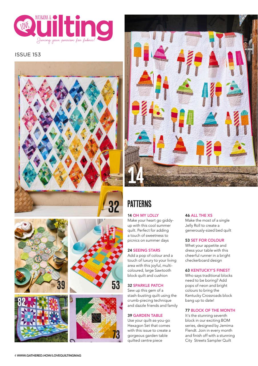 Love Patchwork & Quilting Preview Pages