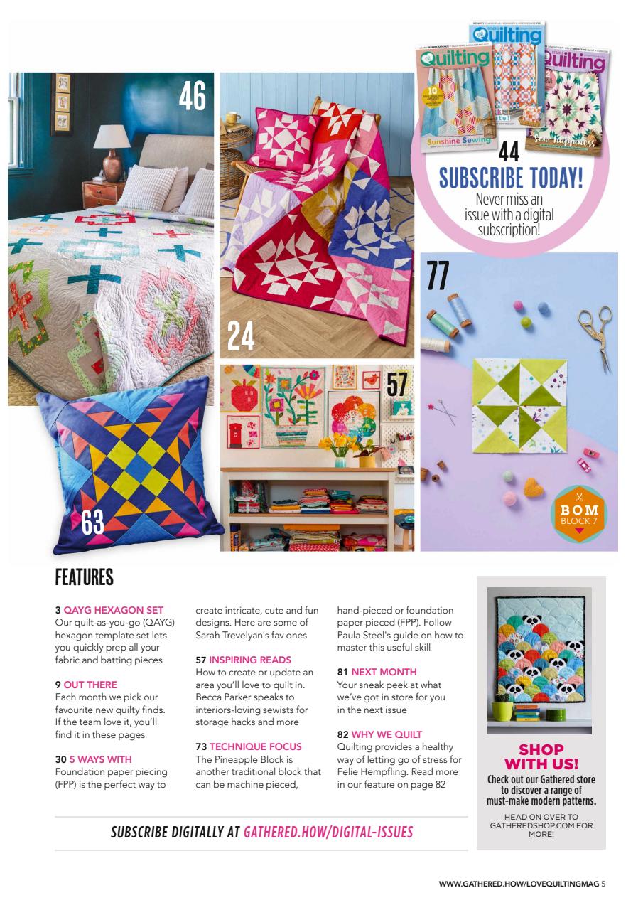 Love Patchwork & Quilting Preview Pages