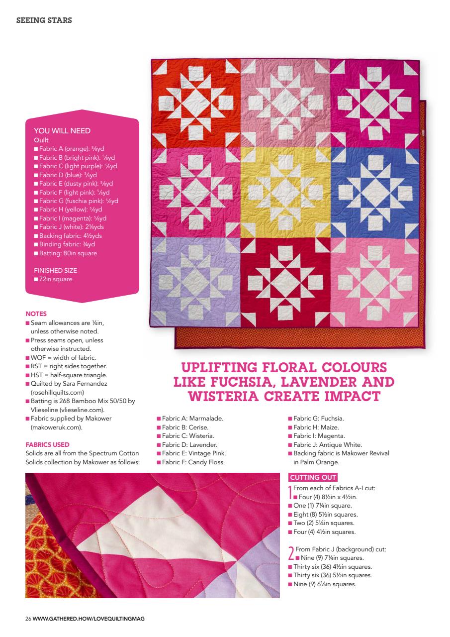 Love Patchwork & Quilting Preview Pages