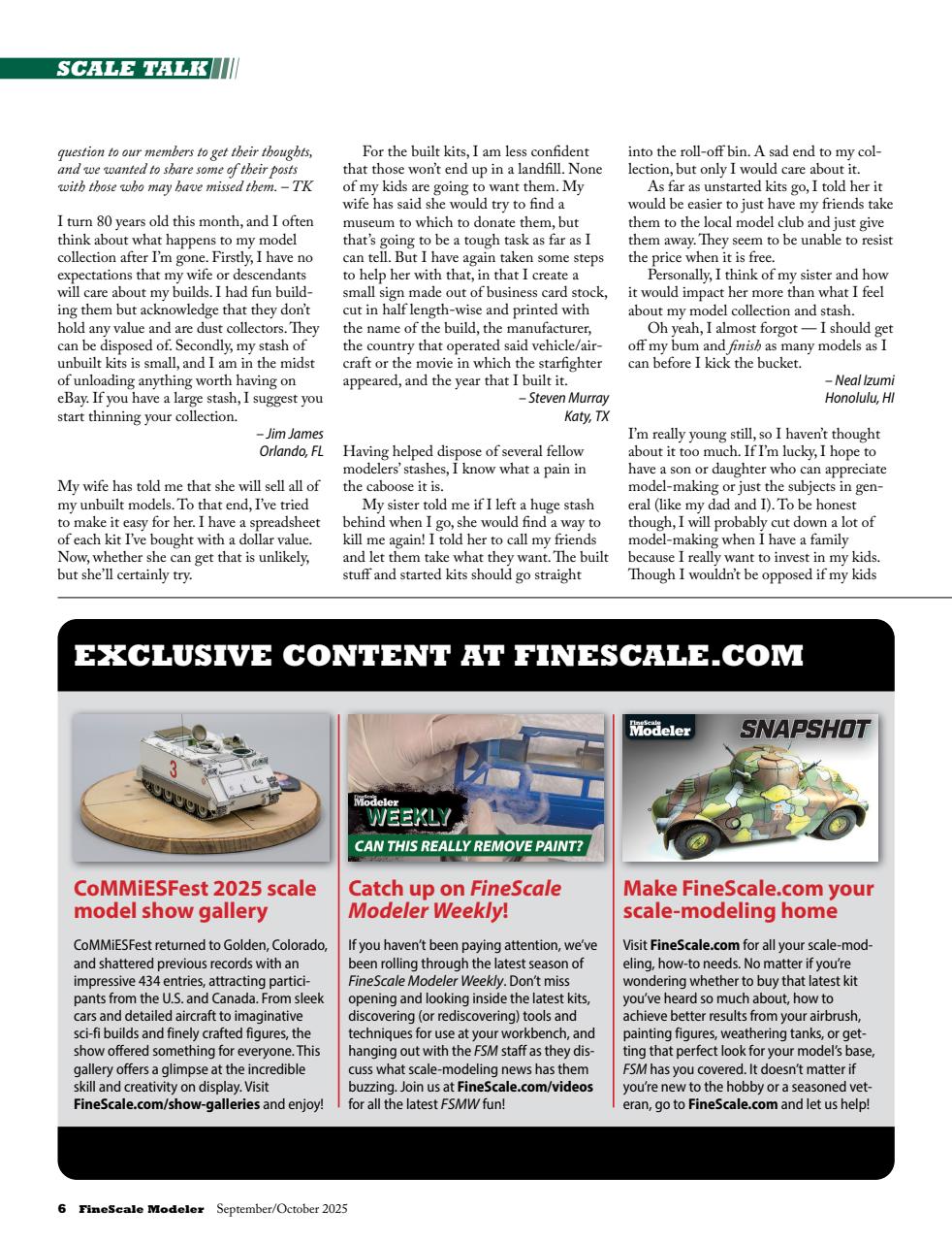 FineScale Modeler Preview Pages