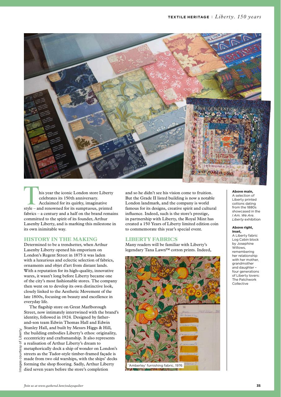 Today’s Quilter Preview Pages