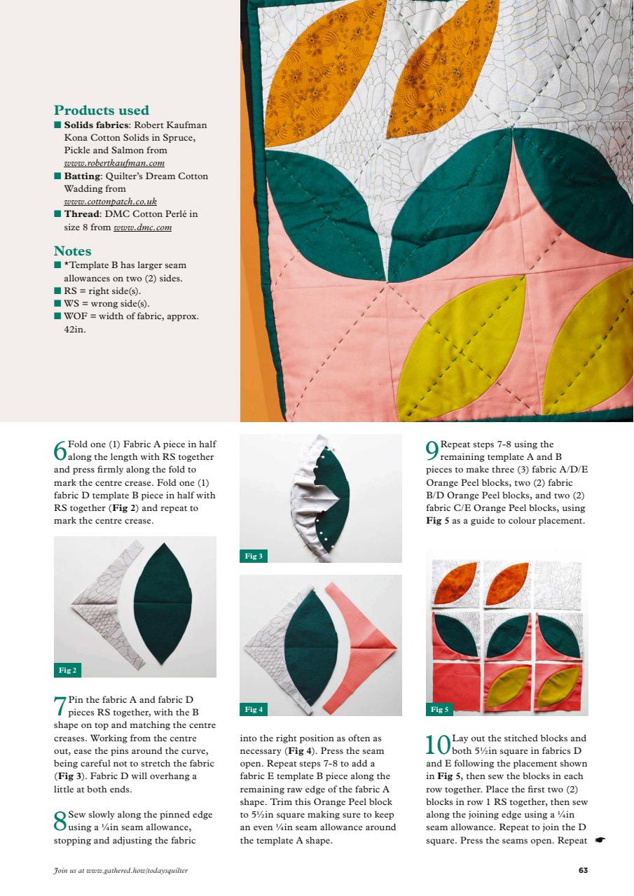 Today’s Quilter Preview Pages