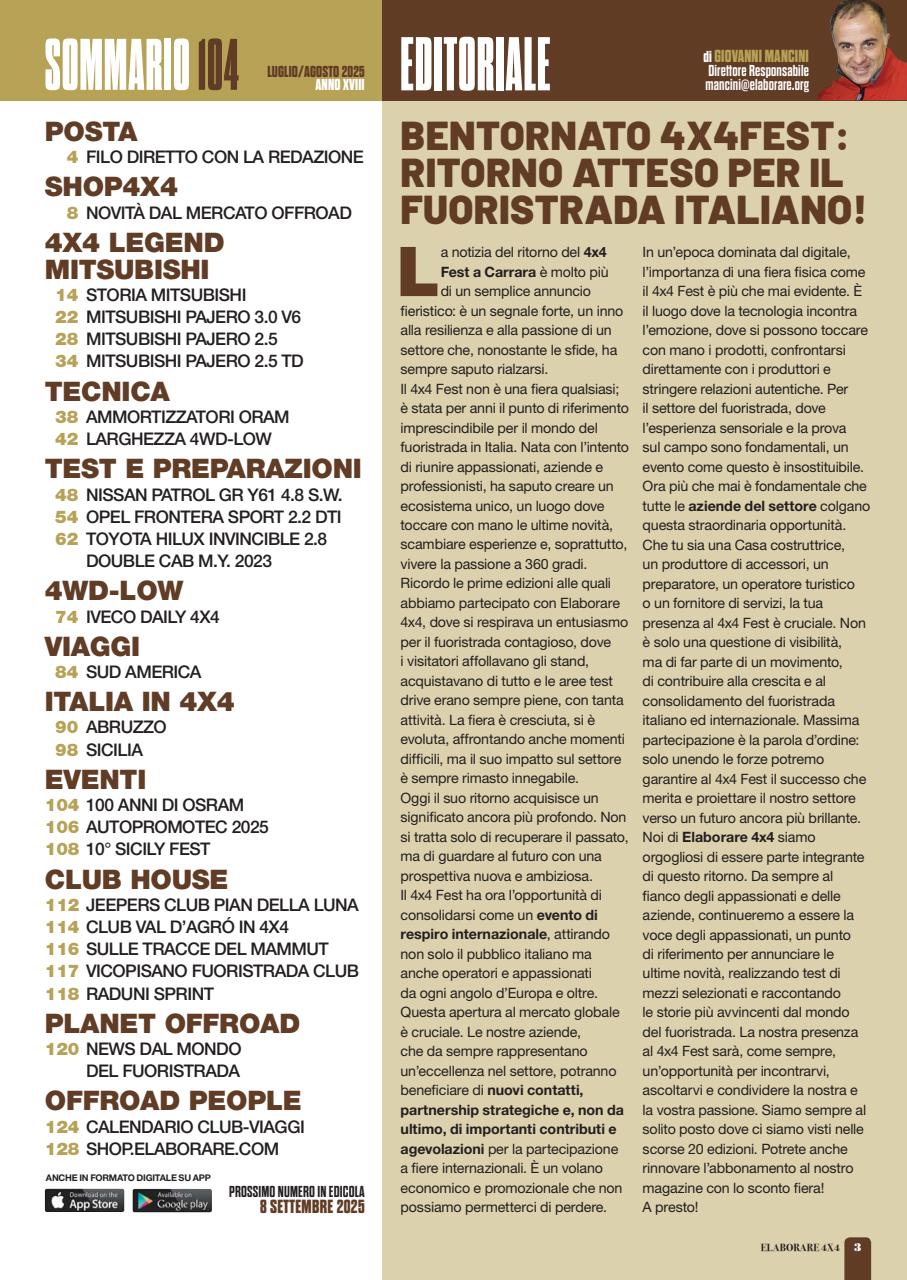 Elaborare 4x4 Preview Pages