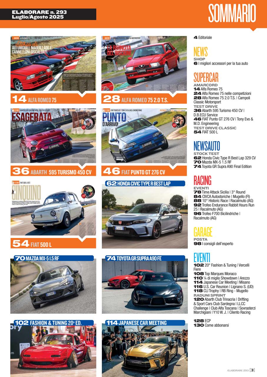 Elaborare GT Tuning Preview Pages