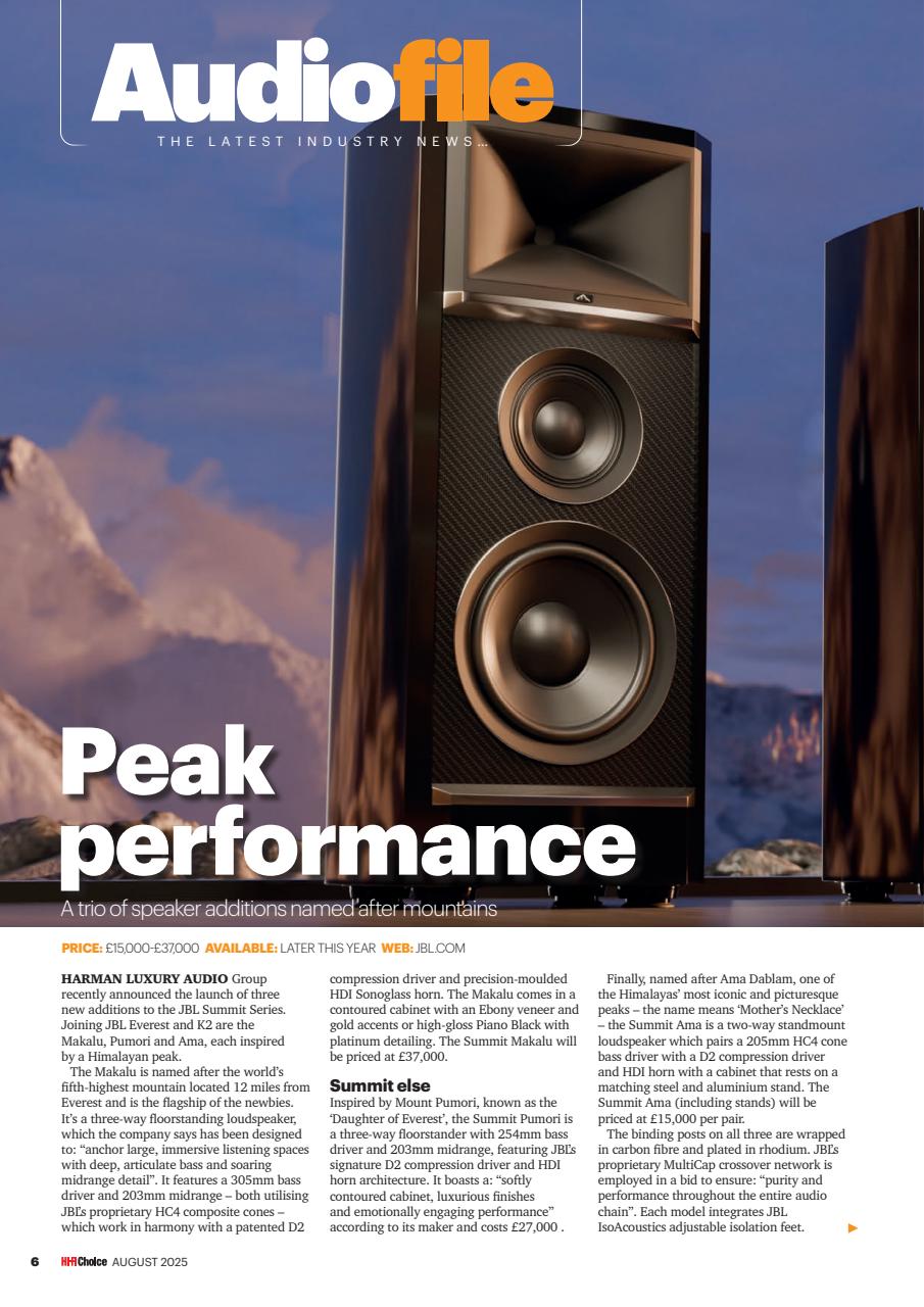 Hi-Fi Choice Preview Pages