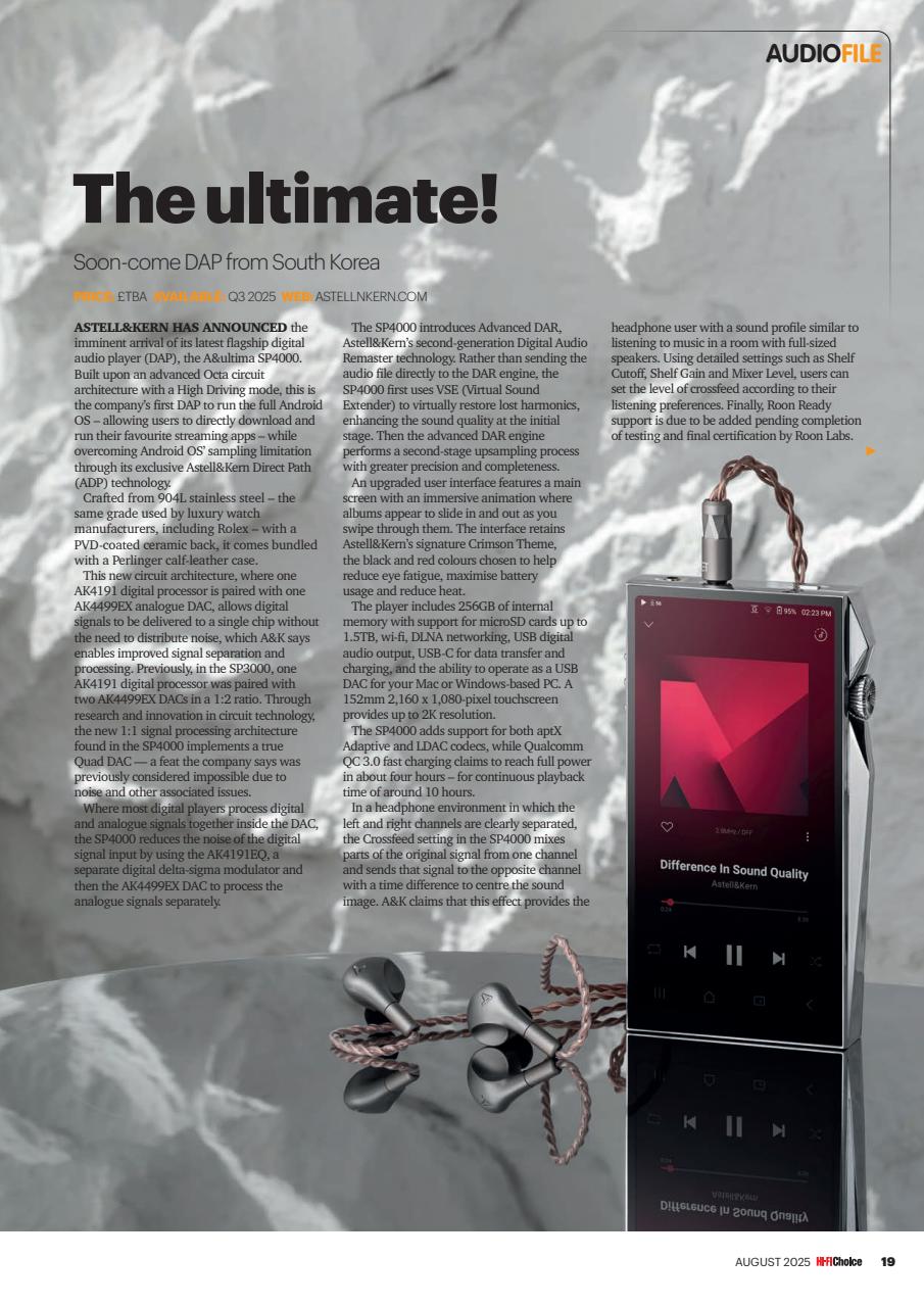 Hi-Fi Choice Preview Pages