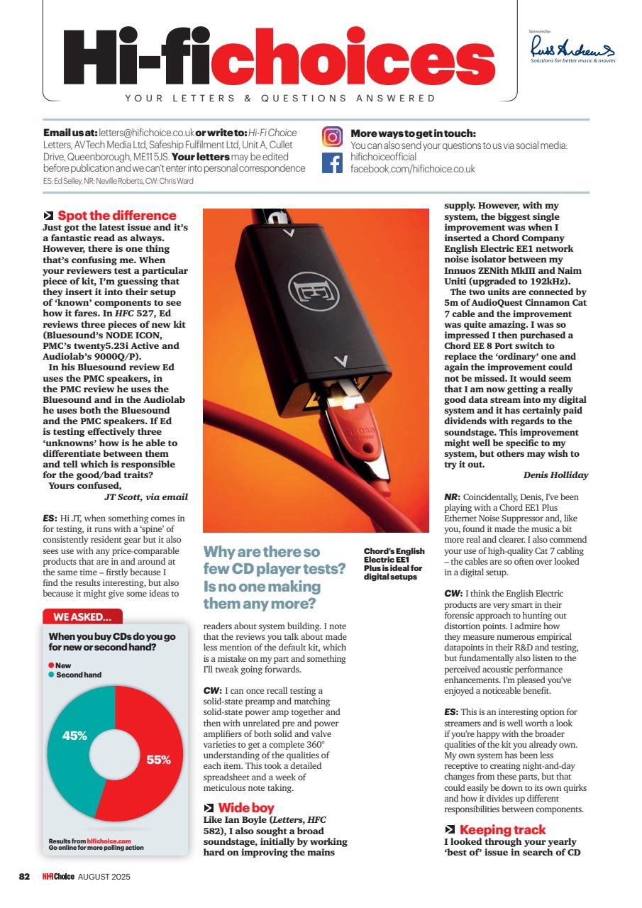 Hi-Fi Choice Preview Pages