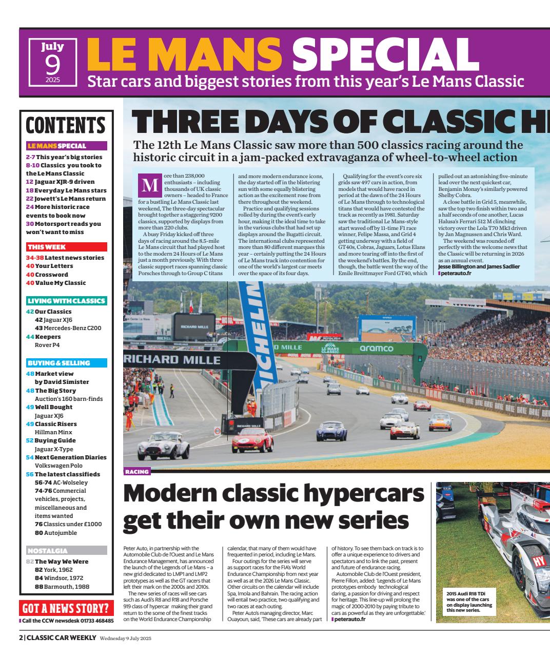 Classic Car Weekly Preview Pages