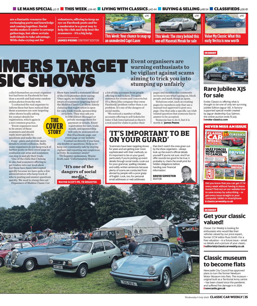 Classic Car Weekly Preview Pages