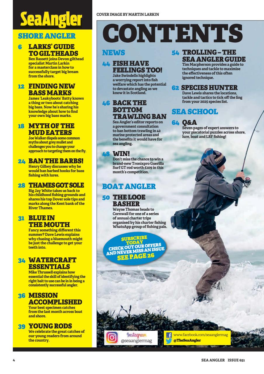 Sea Angler Preview Pages