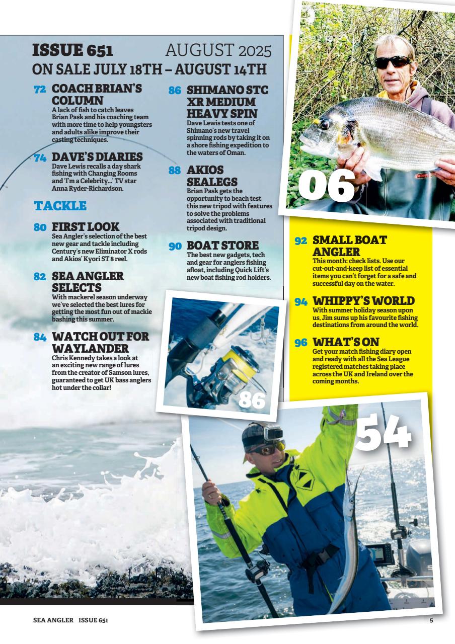 Sea Angler Preview Pages