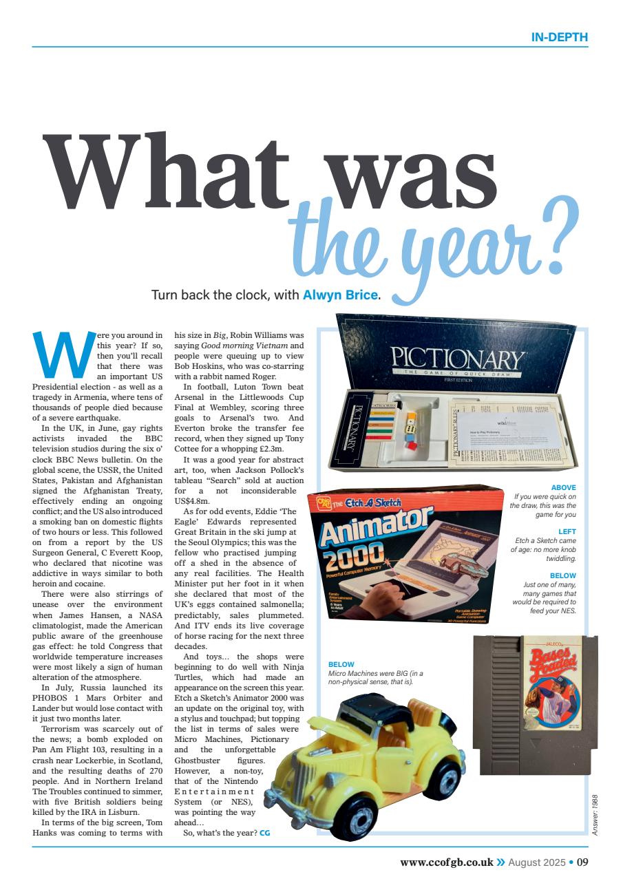 Collectors Gazette Preview Pages