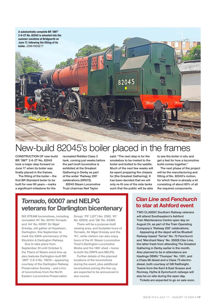 Steam Railway Preview Pages