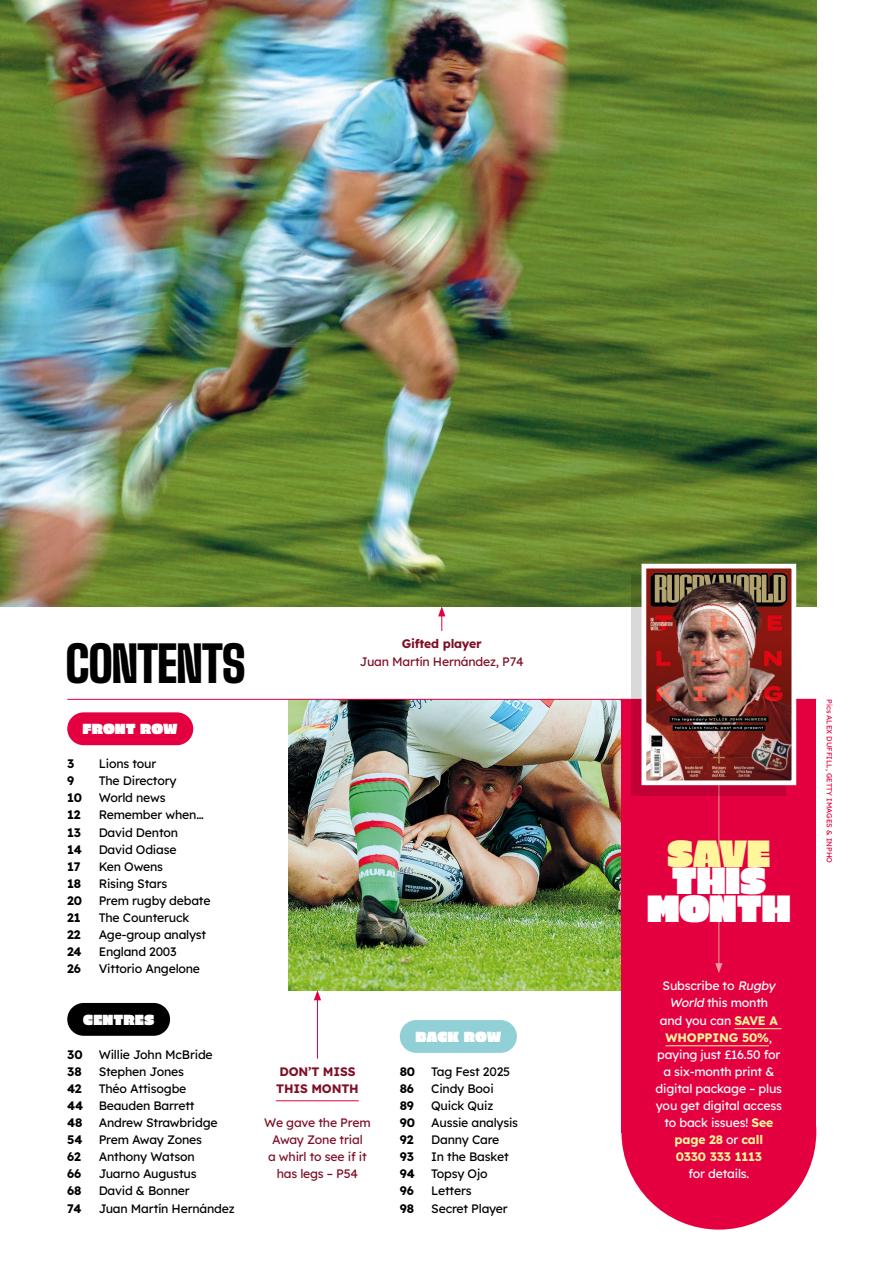 Rugby World Preview Pages