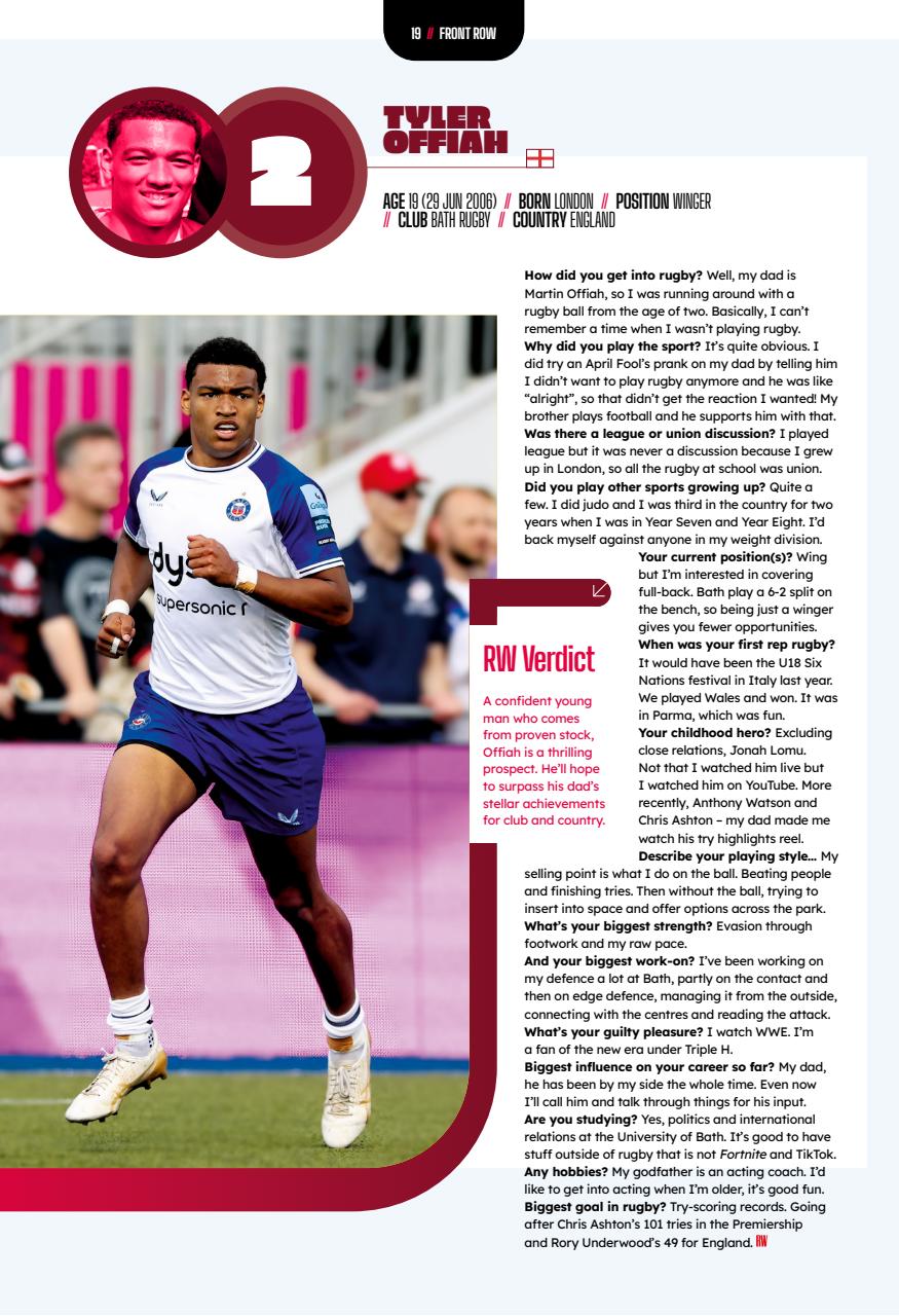 Rugby World Preview Pages