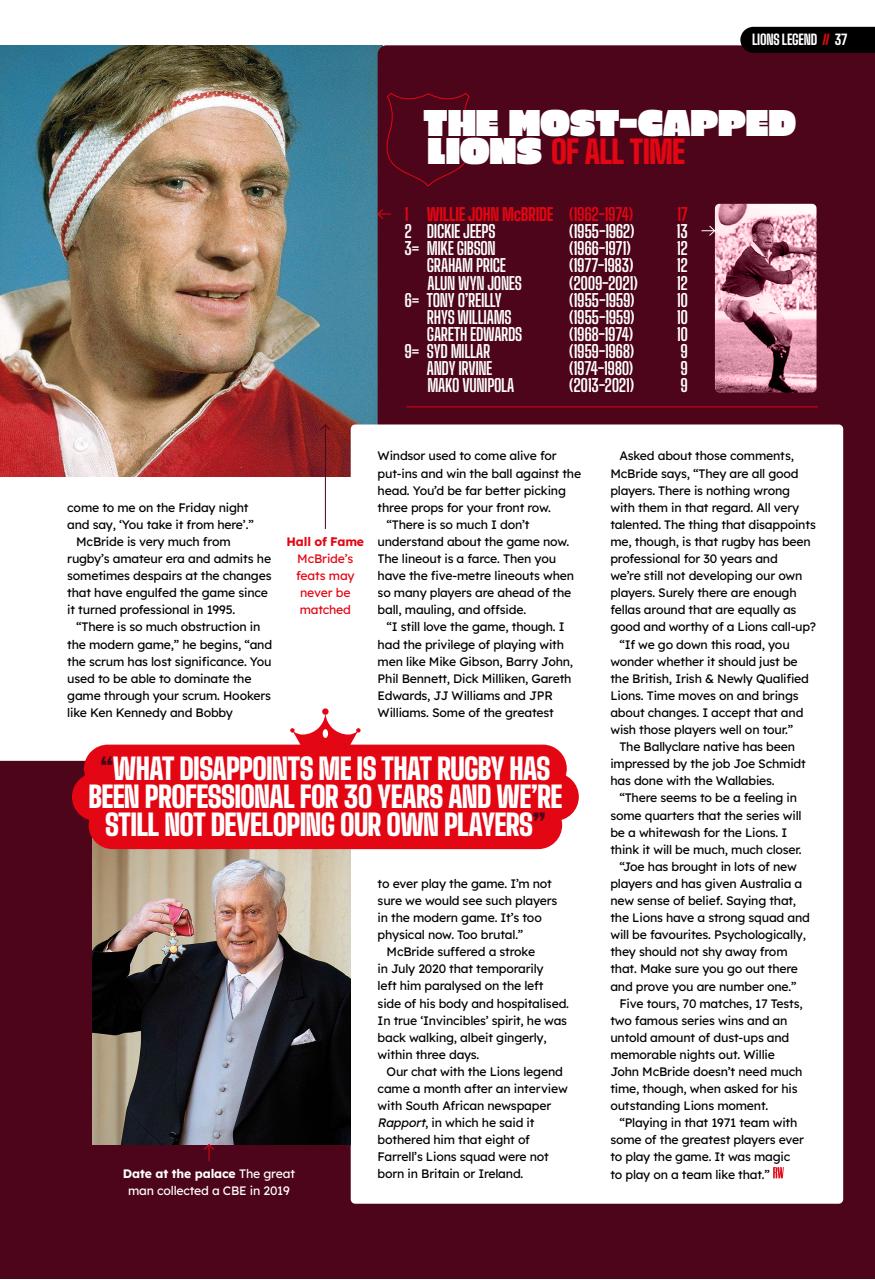 Rugby World Preview Pages