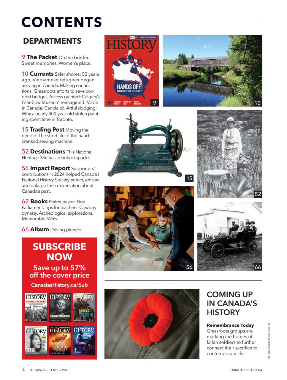 Canada's History Preview Pages