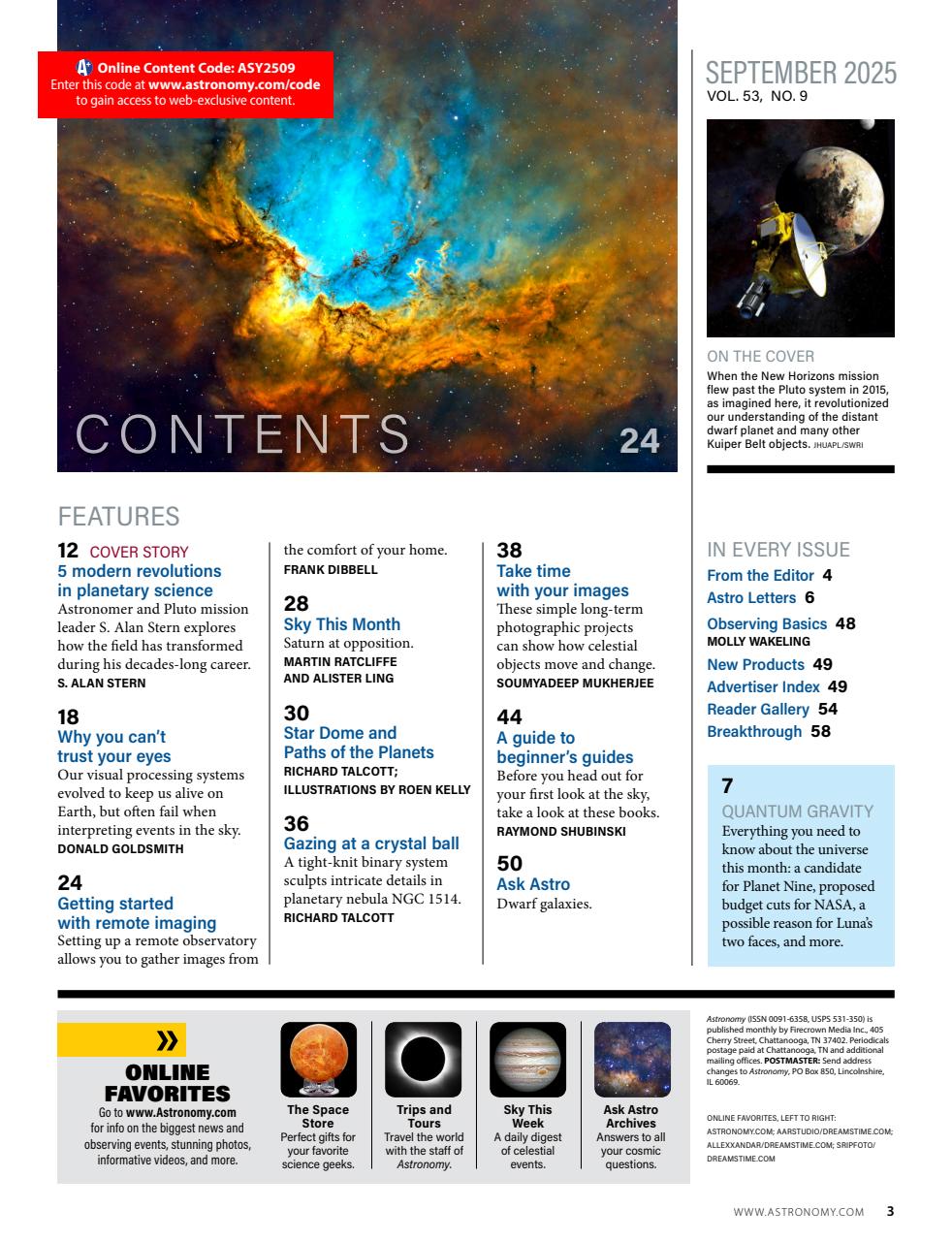 Astronomy Preview Pages
