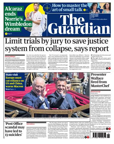 The Guardian Newspaper issue Wednesday, 09 July 2025
