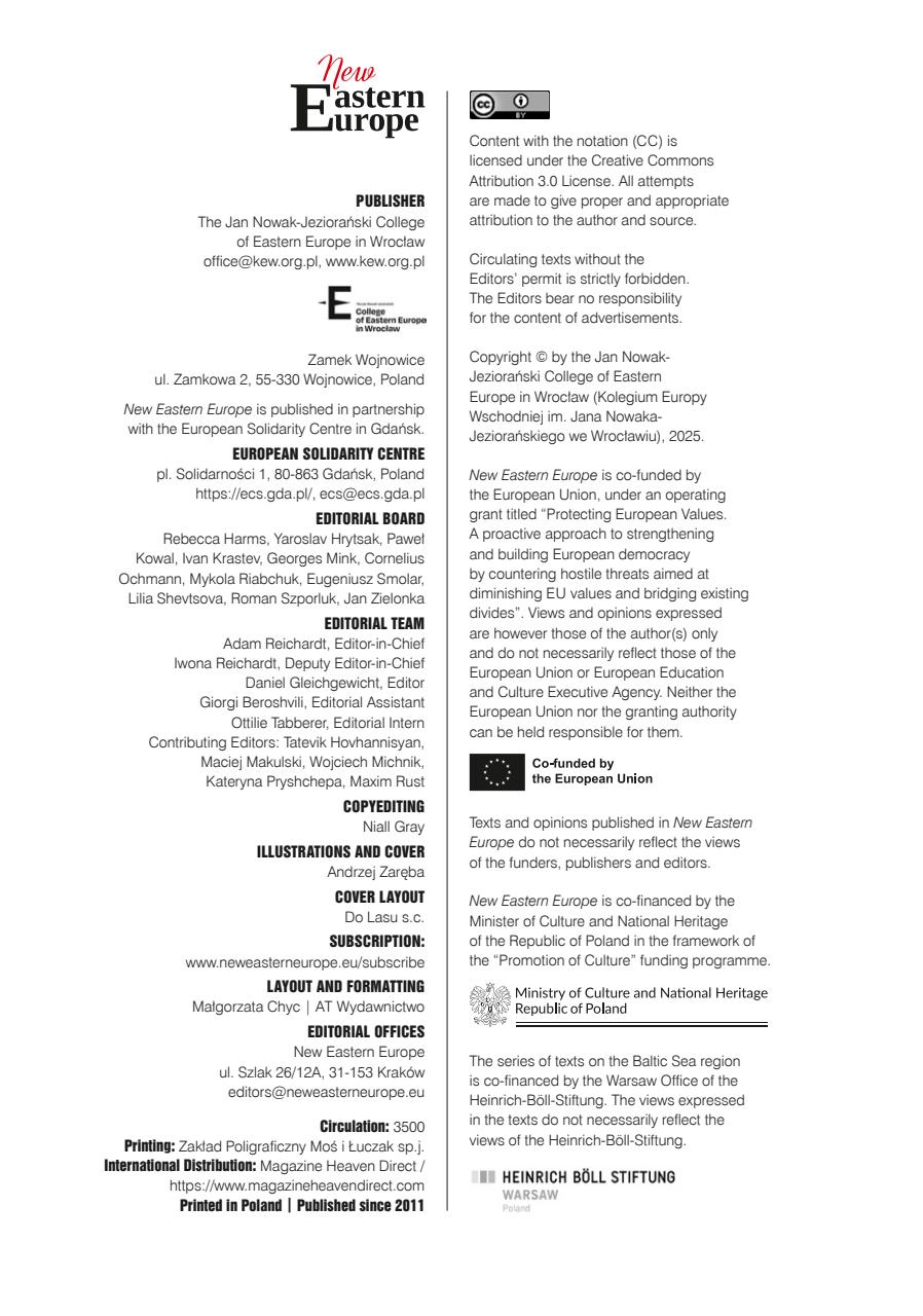 New Eastern Europe Preview Pages