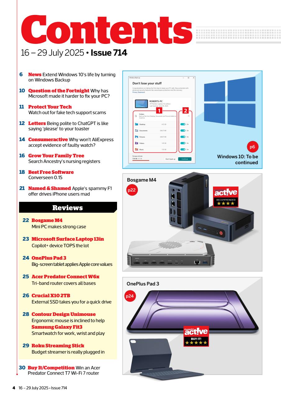 Computer Active Preview Pages