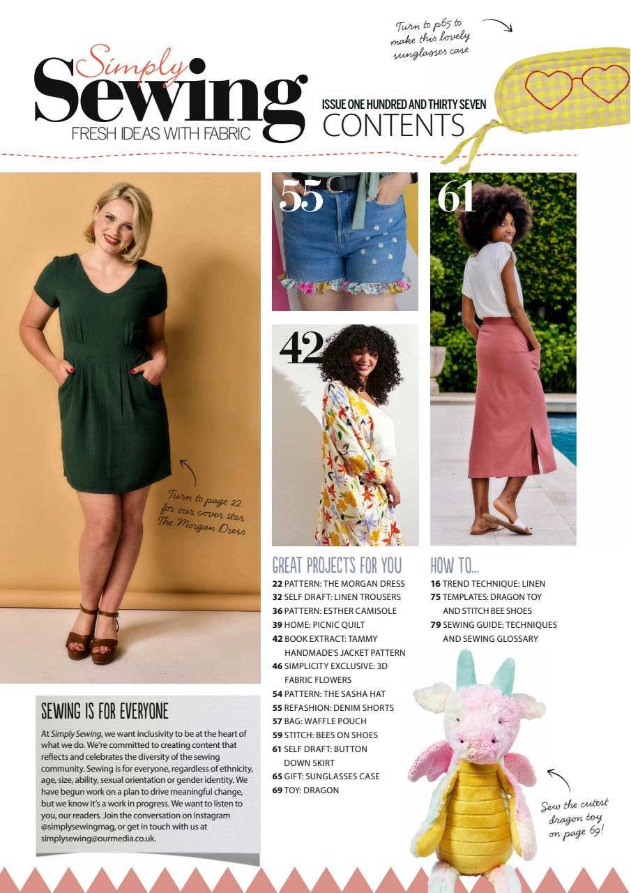 Simply Sewing Preview Pages