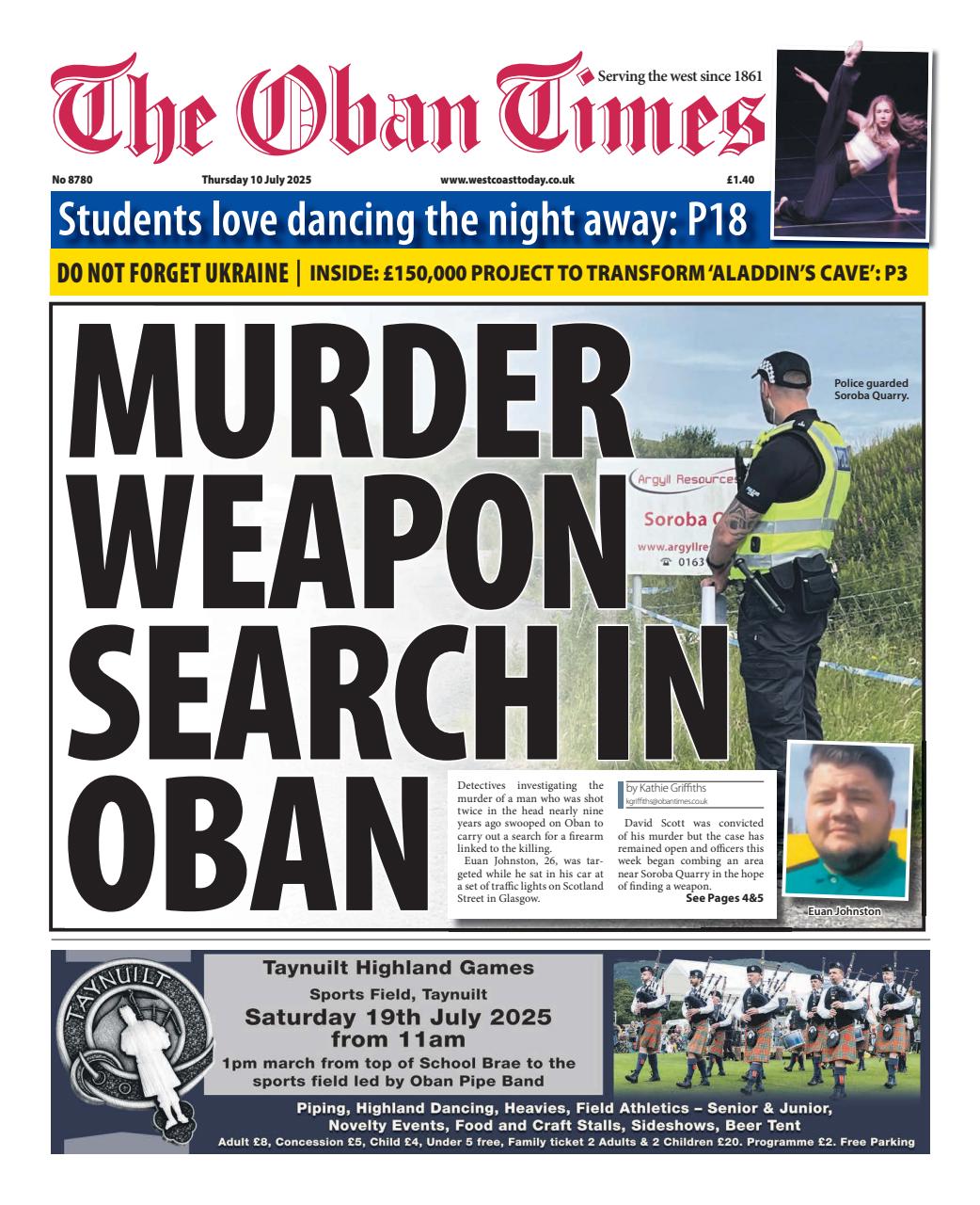 The Oban Times & Lochaber Times Preview Pages