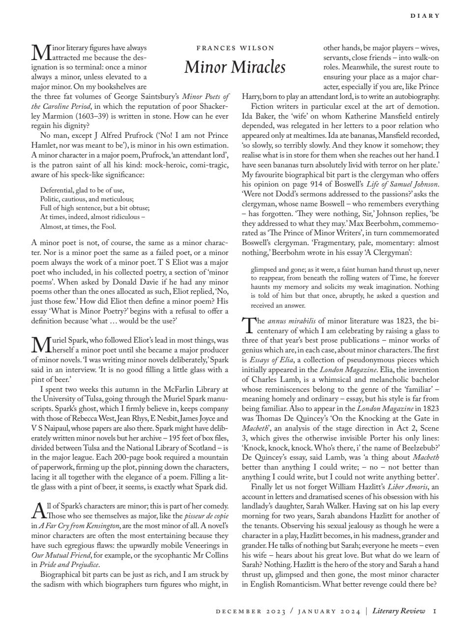 Literary Review Preview Pages