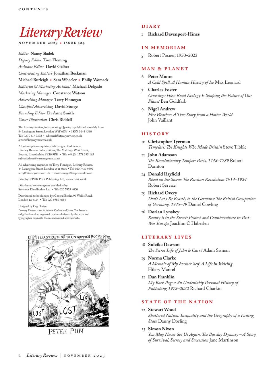 Literary Review Preview Pages