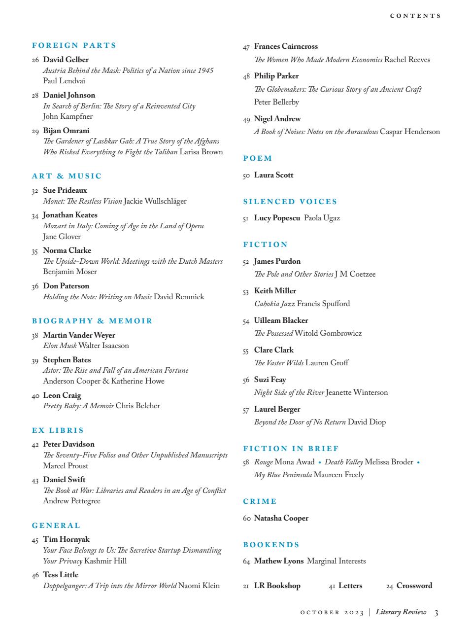 Literary Review Preview Pages