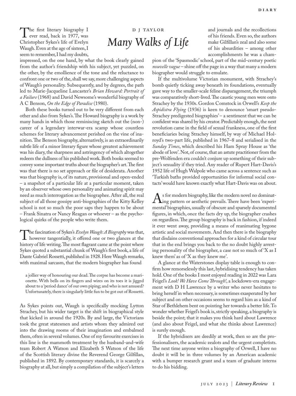Literary Review Preview Pages
