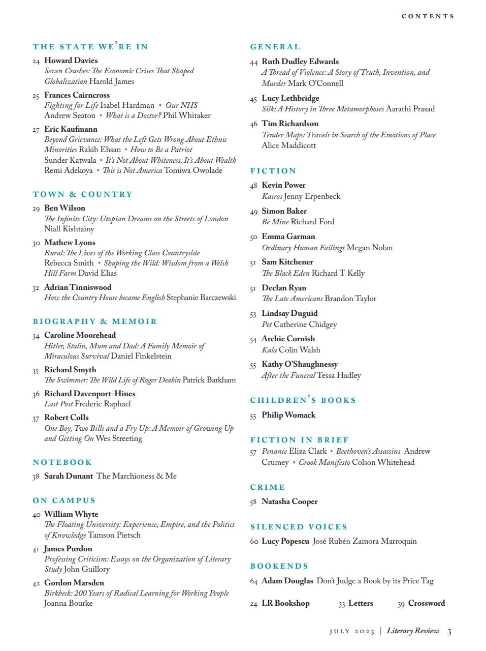 Literary Review Preview Pages