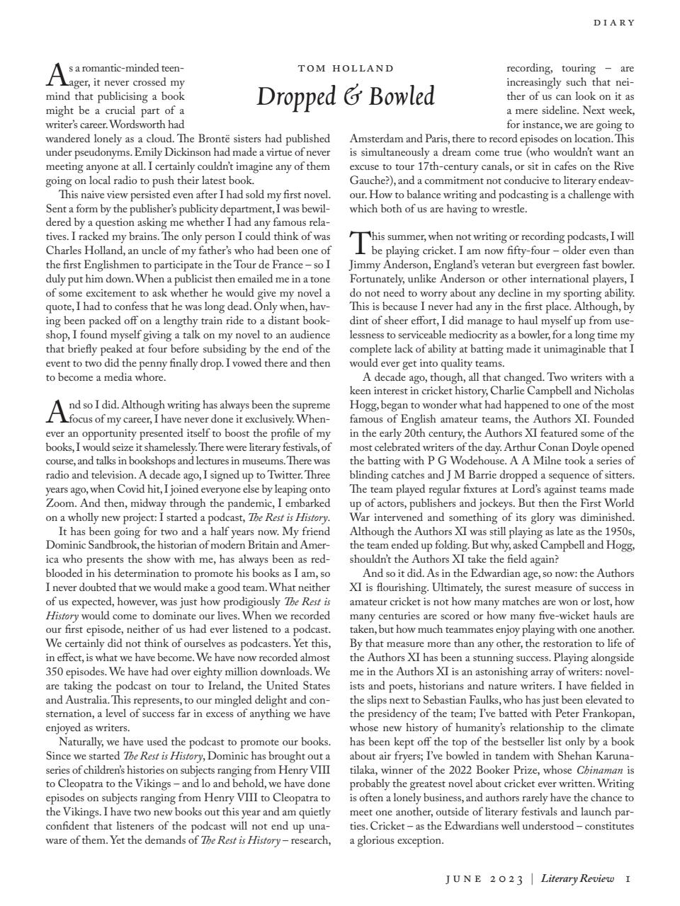 Literary Review Preview Pages