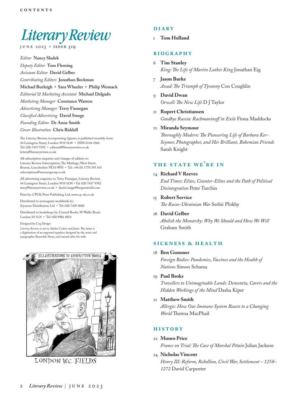 Literary Review Preview Pages