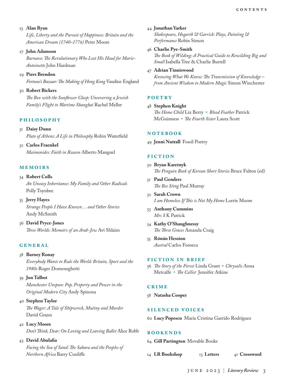 Literary Review Preview Pages