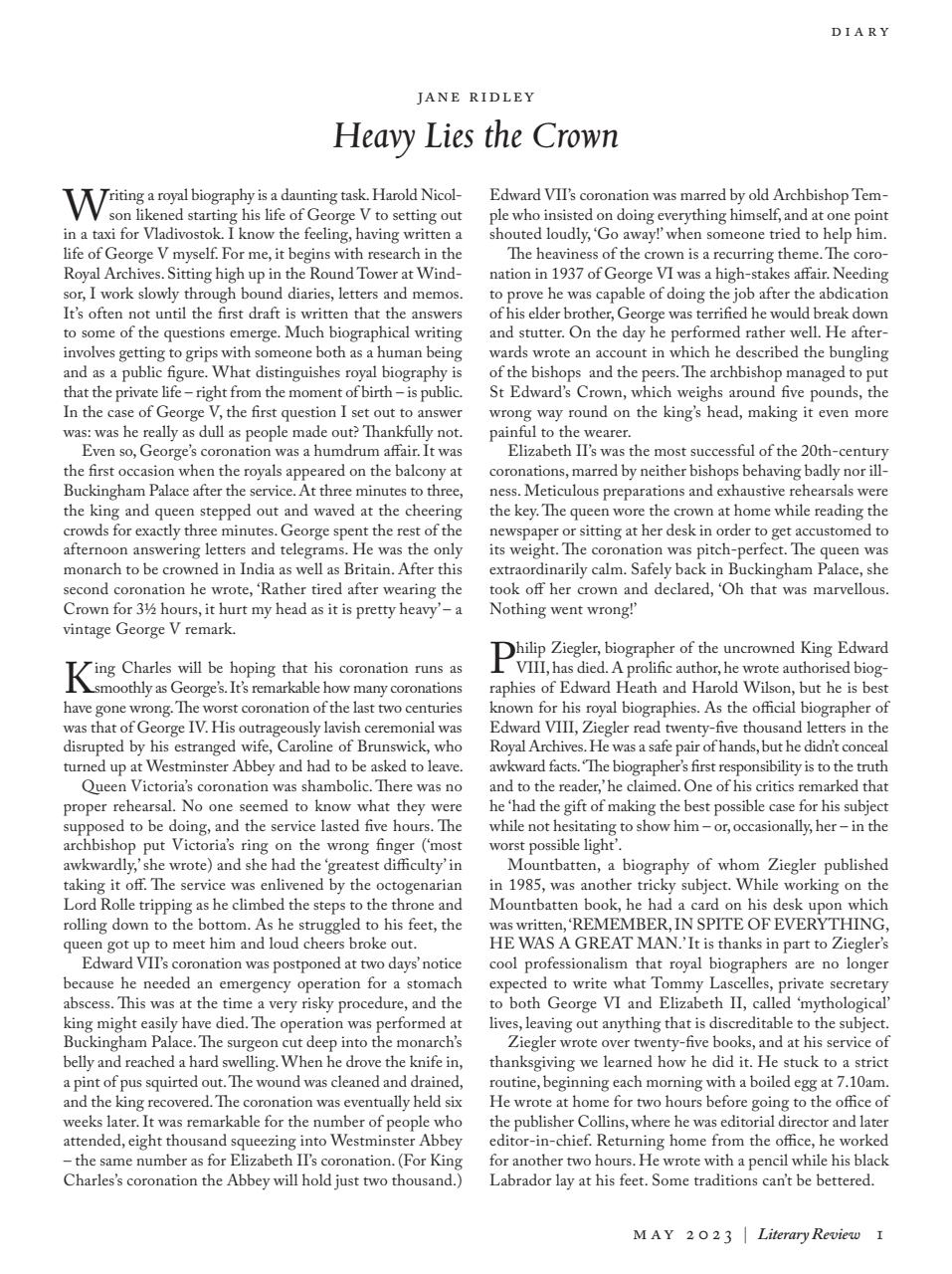 Literary Review Preview Pages