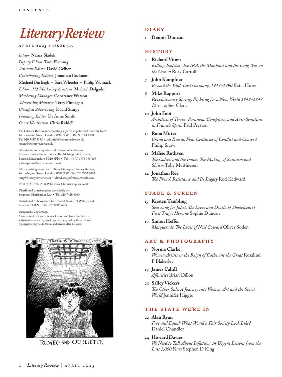 Literary Review Preview Pages