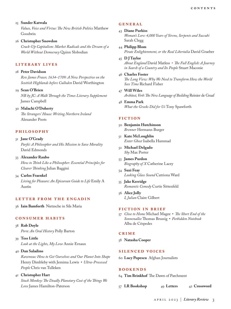 Literary Review Preview Pages