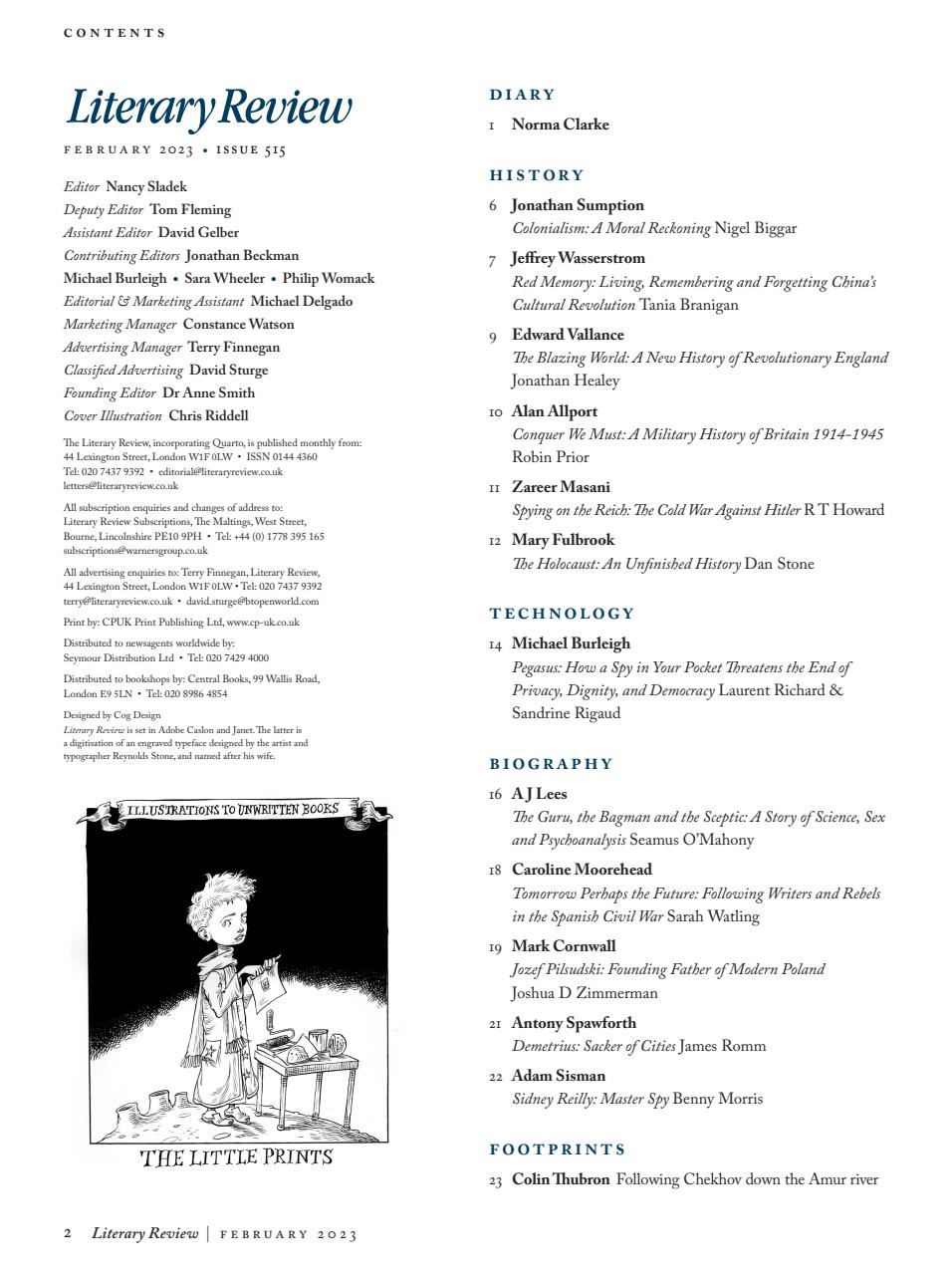 Literary Review Preview Pages