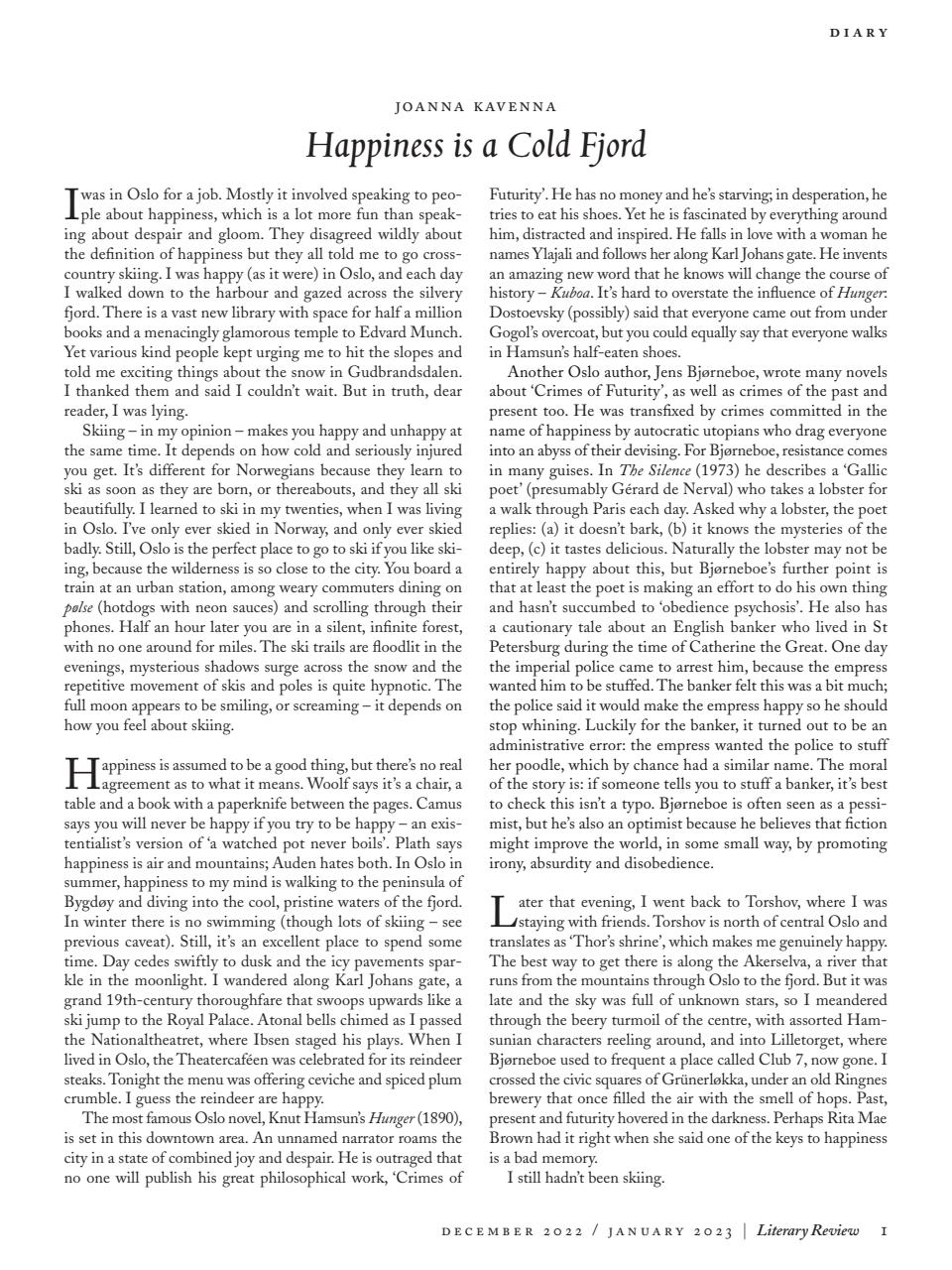 Literary Review Preview Pages
