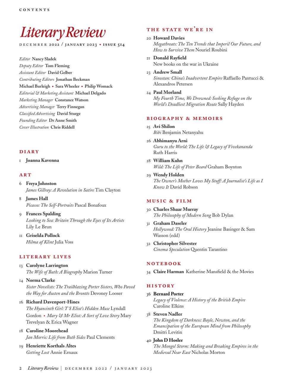 Literary Review Preview Pages