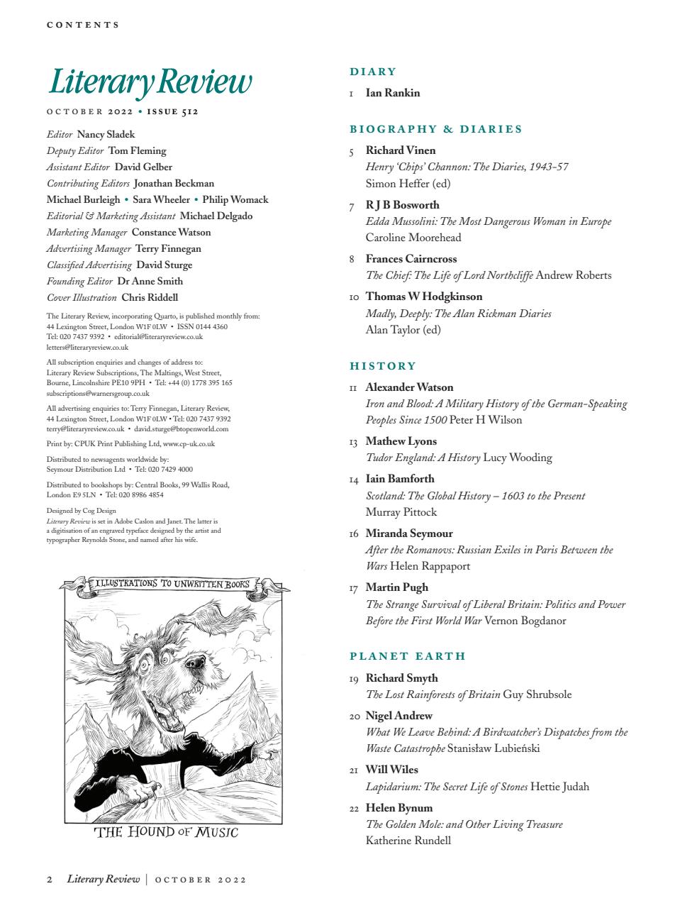 Literary Review Preview Pages