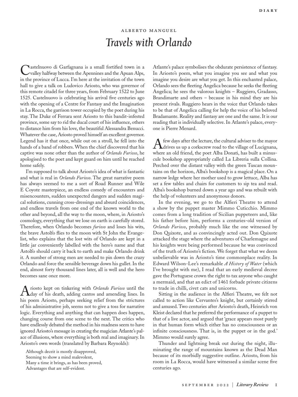 Literary Review Preview Pages