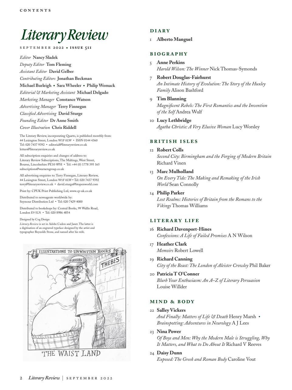 Literary Review Preview Pages