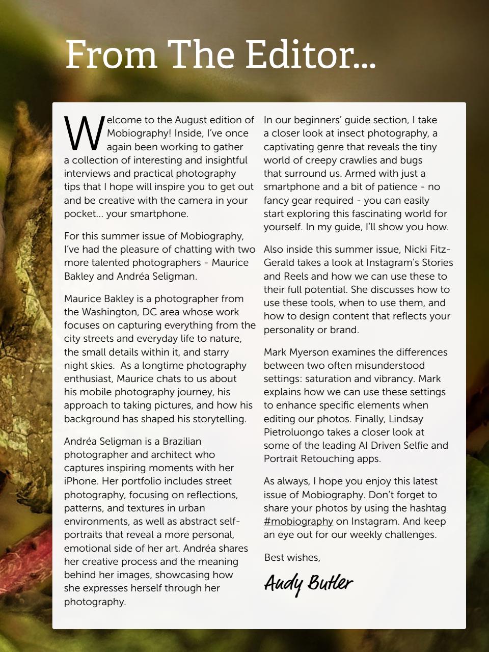 Mobiography Preview Pages