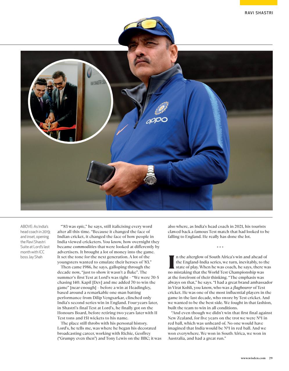 Wisden Cricket Monthly Preview Pages