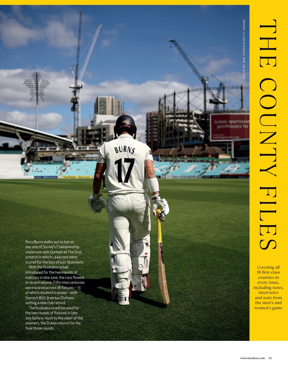 Wisden Cricket Monthly Preview Pages