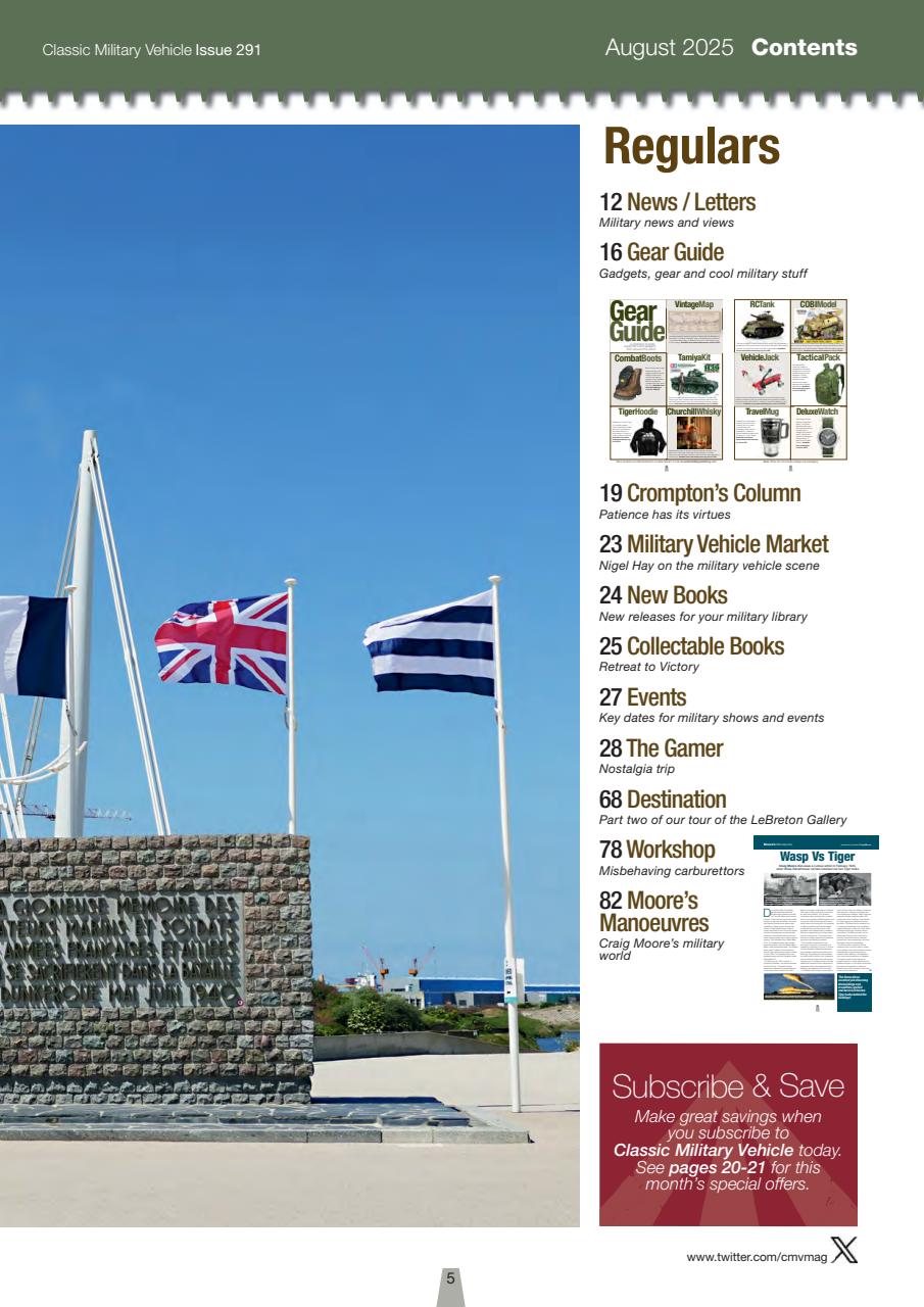 Classic Military Vehicle Preview Pages